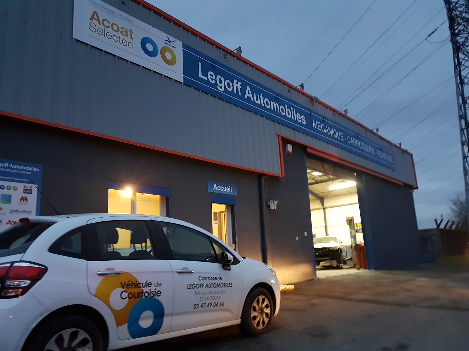 Legoff Automobiles SARL, garage & mécanique à Rue des Bordiers, Tours